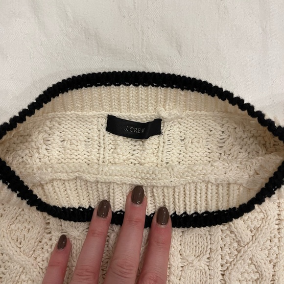 J. Crew Boatneck Chunky Knit Sweater - Picture 3 of 4